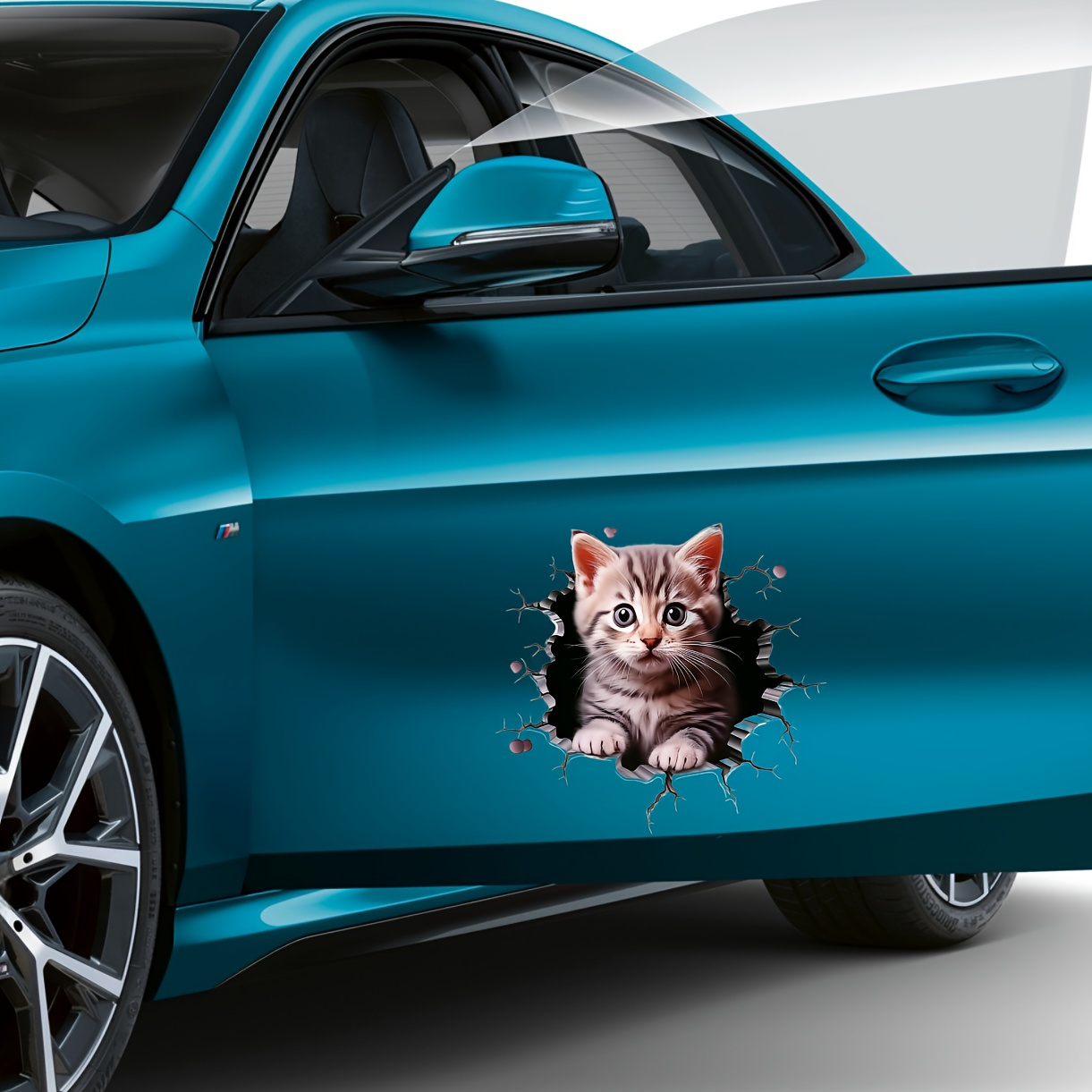 Laptop Accessories Wholesale - Polivinil Klorür Kedi Desen Araba Çıkartması,