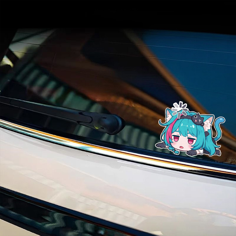 Laptop Accessories Girls - Anime Kız Araba Çıkartmaları Neverness to