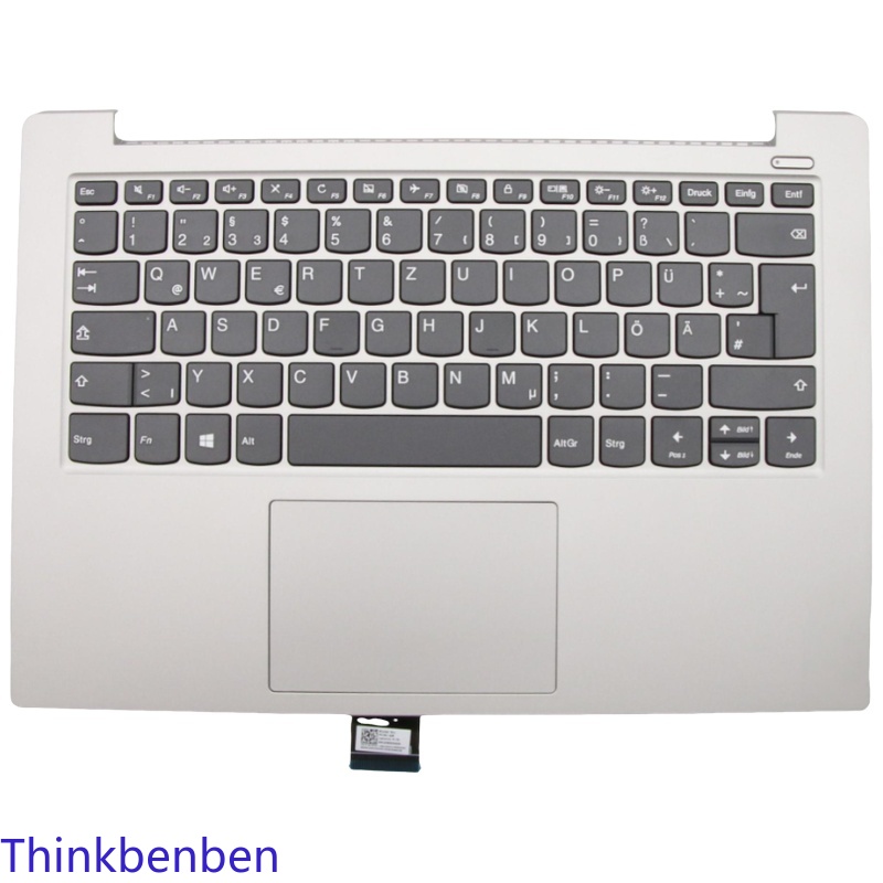 Laptop Accessories Keyboard Cover - DE Alman Platin Gri Klavye Üst