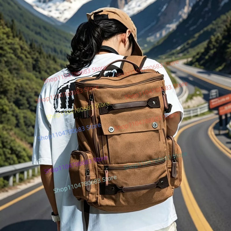 Vintage Kanvas Sırt Çantası, İ - Laptop Accessories Gifts For Men incelemesi ve fiyatı