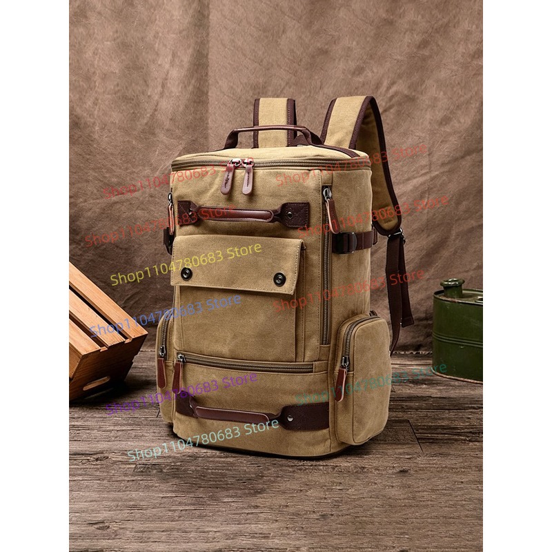 Vintage Kanvas Sırt Çantası, İ - Laptop Accessories Gifts For Men incelemesi ve fiyatı