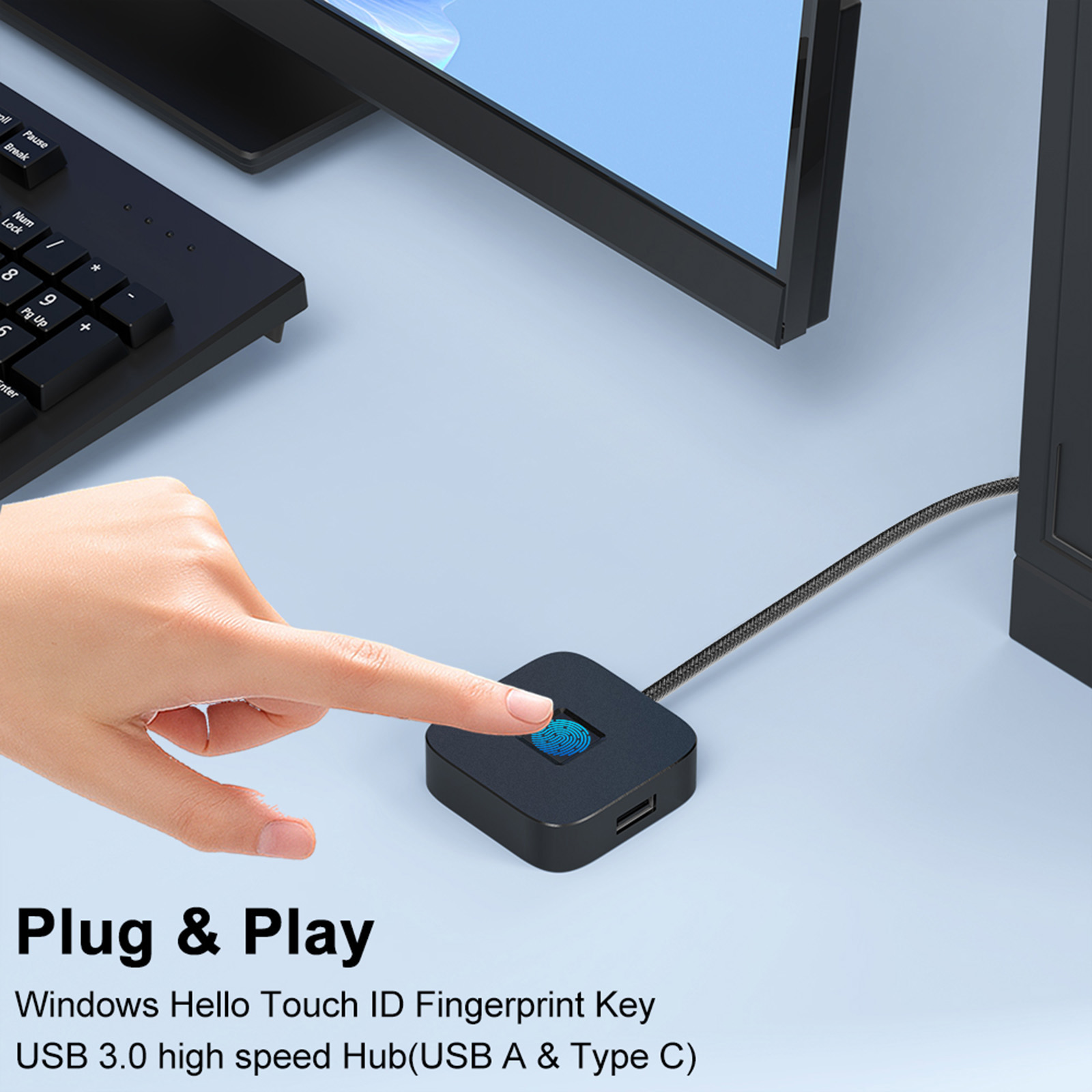 Windows Hello Parmak İzi Okuyu - Fingerprint Reader Usb incelemesi ve fiyatı
